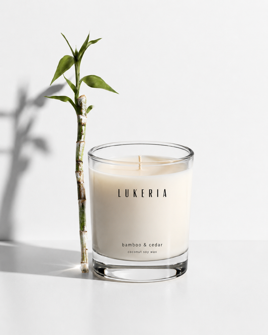BAMBOO & CEDAR - ŚWIECA SOJOWO KOKOSOWA 250 G