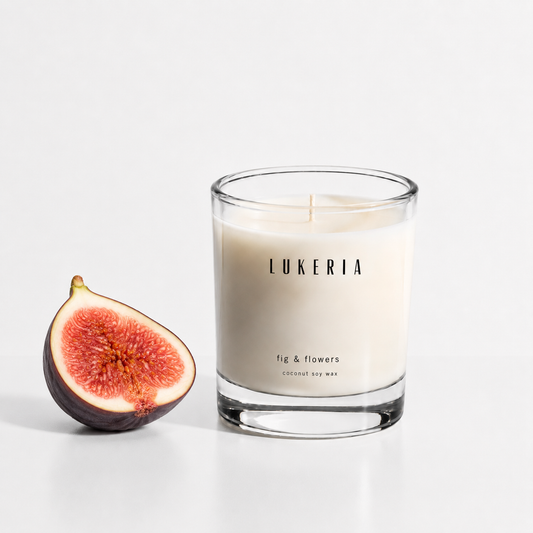 FIG & FLOWERS - ŚWIECA SOJOWO KOKOSOWA 250 G