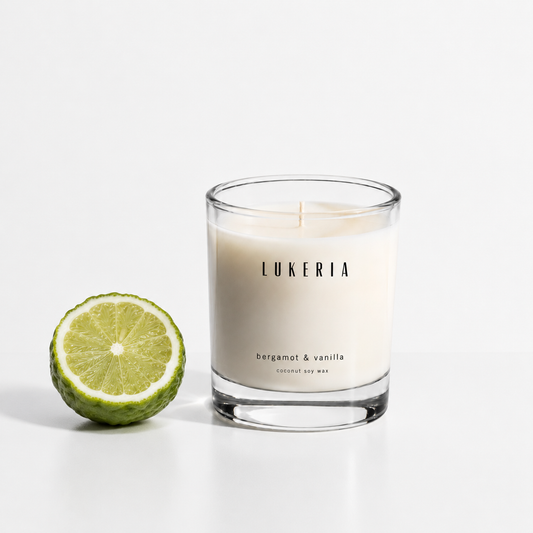 BERGAMOT & VANILLA - ŚWIECA SOJOWO KOKOSWA 250 G